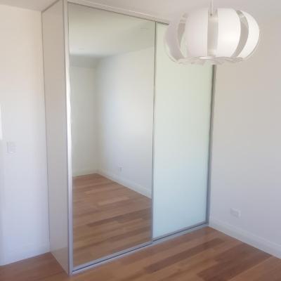 Opti Glass and Mirrored robe