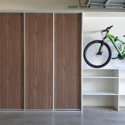 Garage storage robe and shelving